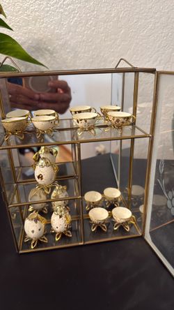 Vintage Quail egg tea set