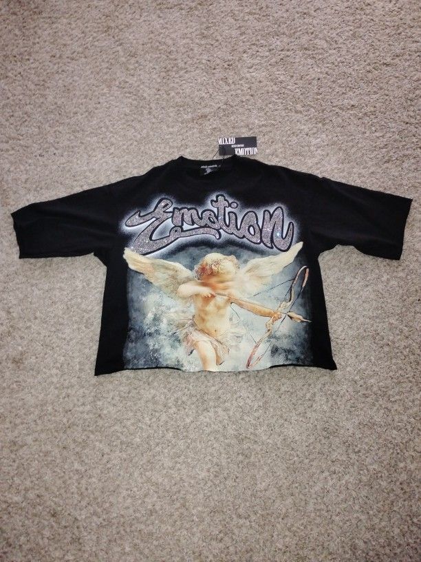 Mixed Emotion Rhinestone Shirt