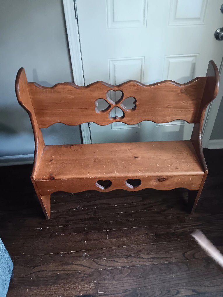 Bench And Older End Table
