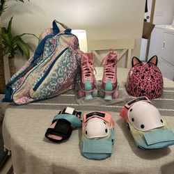 Kids Roller Skate Set Size 2 – Used Once! 🛼