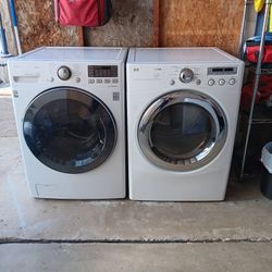 L G Tromm Washer And Gas Dryer Exelent Condition Super Capacity Work Fine 