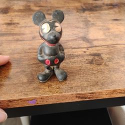 Rare Vintage Seiberling Black Rubber Mickey Mouse