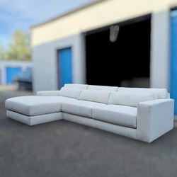 Crate & Barrel Retreat Sectional Sofa Delivery Available