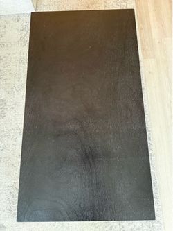 Farmhouse X-Frame Coffee Table Black
