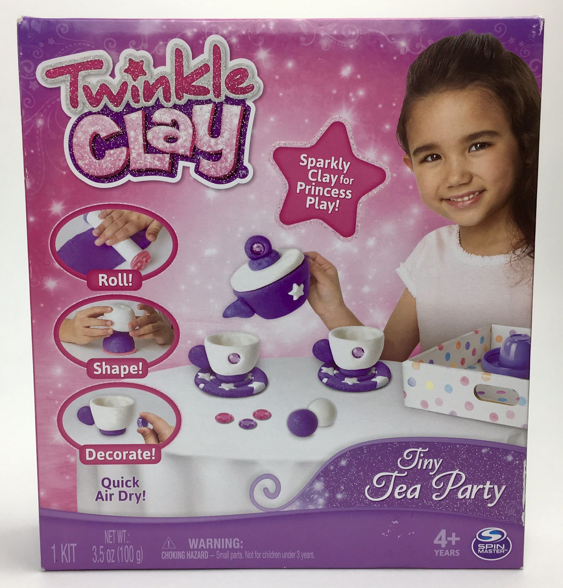 New Twinkle Clay Tiny Tea Party Sparkly Air Dry Clay Activity Kit (Tarpon Springs)