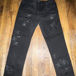 Black Jeans With Stars 