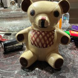 Vintage Teddy Bear Cookie Jar