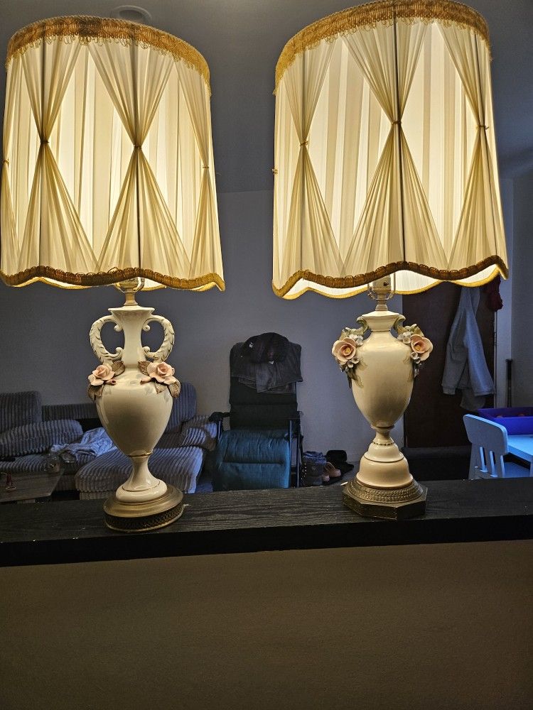 Vintage Porcelain Lamps