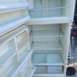 Refrigerator top and bottom,  Works  great, Gets nice and cold