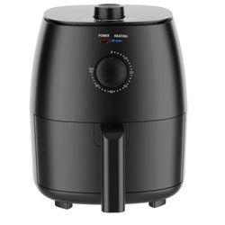 Mainstays 2.2 Qt Air Fryer in Arctic Black with Non-Stick Basket