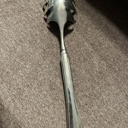 Vintage Silver Pasta Server