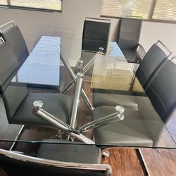 Dining table and chairs