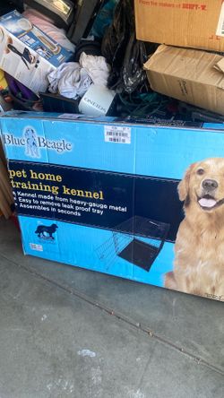 Blue Beagle pet home training Kennel