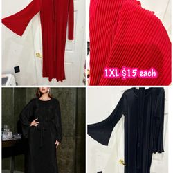 Maxi Dresses Black N Red