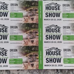 3/20-3/22 House and outdoor living show tickets