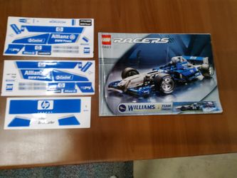 Lego Technic 8461 Williams F1 Team Racer 8458 Complete Good