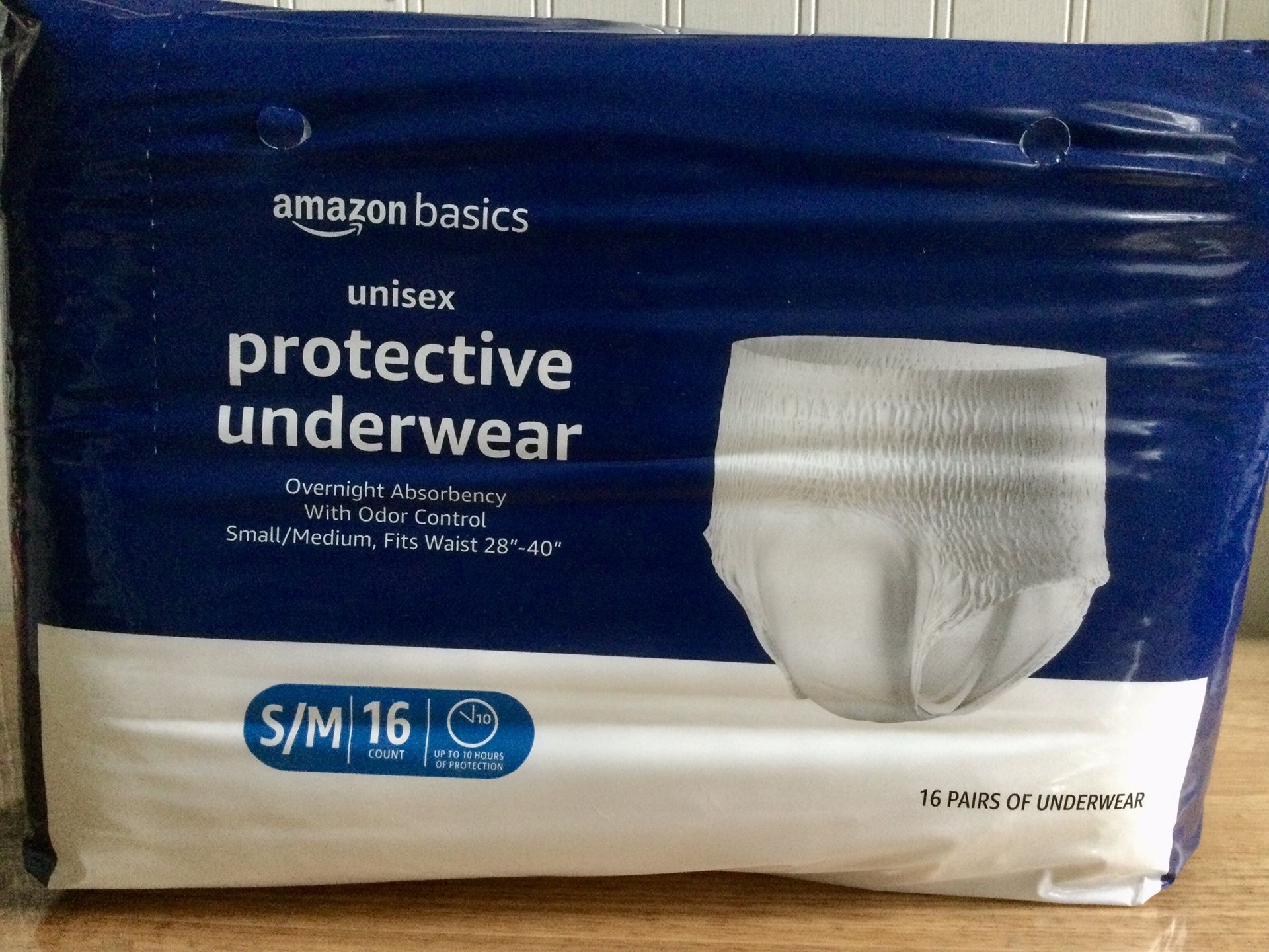 Adult diapers Incontinence Underwear for Men and Women, Overnight  Absorbency, Small/Medium, 16 Count, 1 Pack ( Basics) $5.00 per  package #adul for Sale in Queens, NY - OfferUp