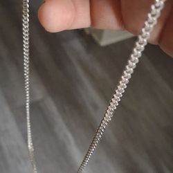 REAL SILVER 925 CUBAN LINKS