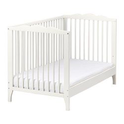 White Ikea Crib, Convertible. Free