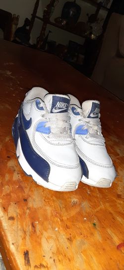 HURRY HURRY NOW GREY AND BLUE NIKE AIR MAX SIZE 9C