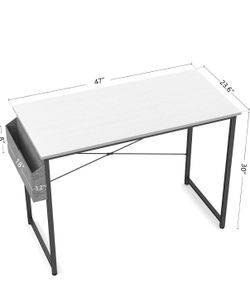 White Office Desk