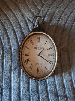 Brown wall clock