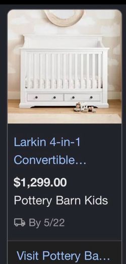 Pottery Barn crib