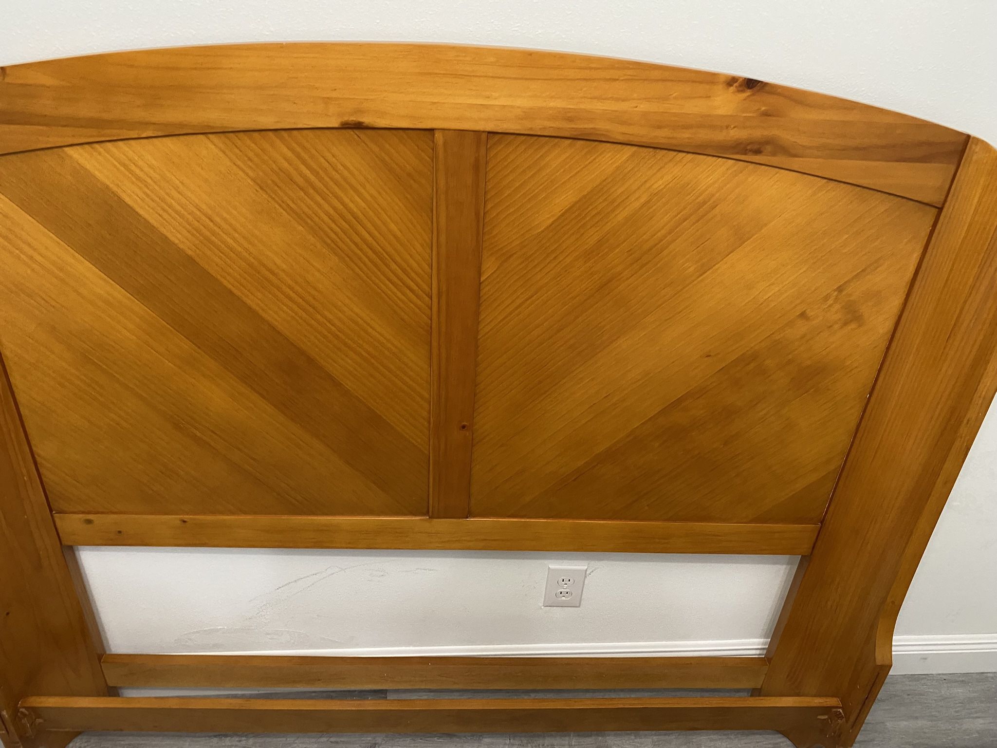 Queen solid wood wing bed headboards. I have 2 of them exactly the same. Size is 63.2” wide x 54inch