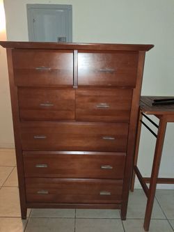 Free Dresser and Queen Size Mattress with Frame