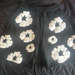 Denim tear shorts