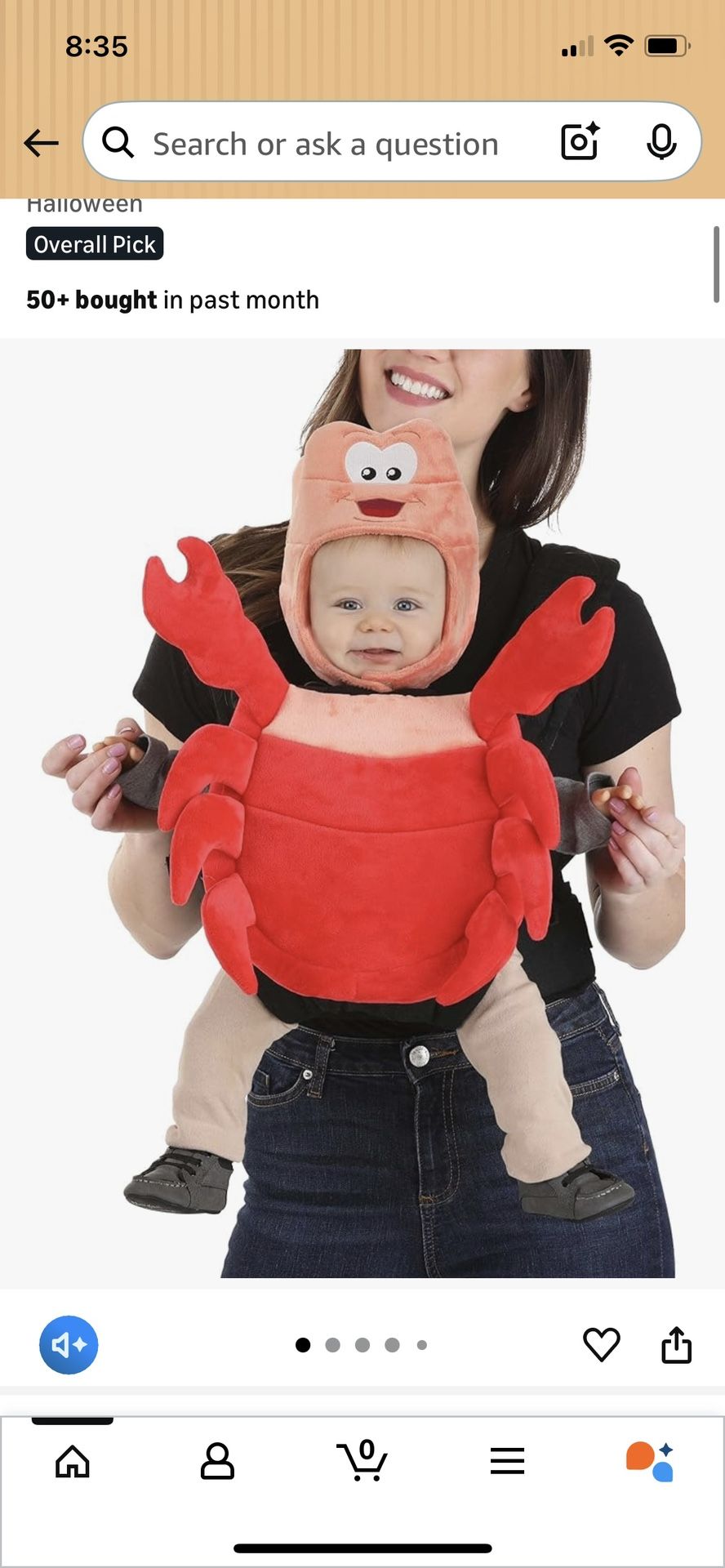 Baby Sebastian Costume