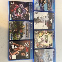 Lot of 7 PS4 Games - $5 Each