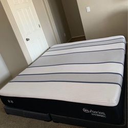 KING SERTA ISERIES MATTRESS AND FREE BOX SPRINGS 