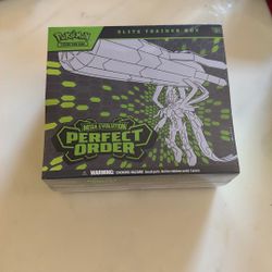 New pokemon Perfect Order ETB $75
