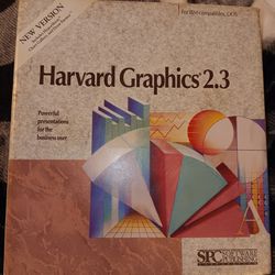 Harvard Graphics 2.3 on 5 1/2" floppies