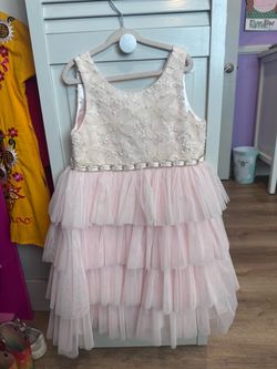 Girls Pink Formal Dress