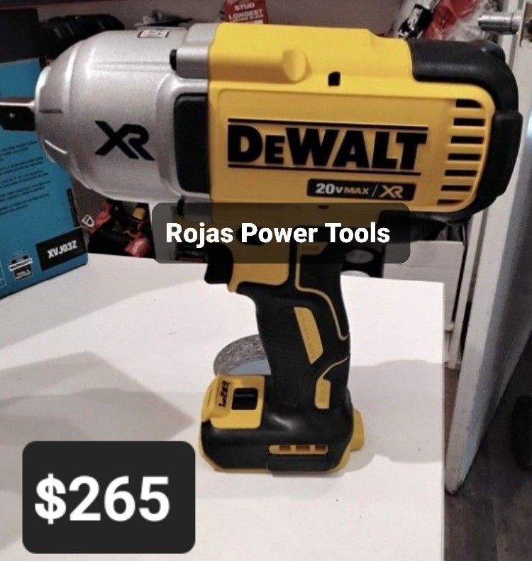 DEWALT 20V MAX CORDLESS BRUSHLESS 1/2IN HIGHT TORQUE IMPACT WRENCH (TOOL ONLY)