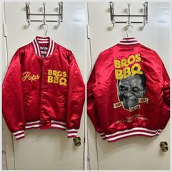 Friday After Next Bros BBQ Satin Jacket By Headgear Classics Size Small