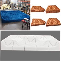 BRAND NEW DUNE SOFA COUCH SET, SIZE 12x12x12x12FT Velvet FABRIC CUSTOM MADE AVAILABLE 