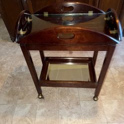 Vintage Serving Tray/Bar Cart