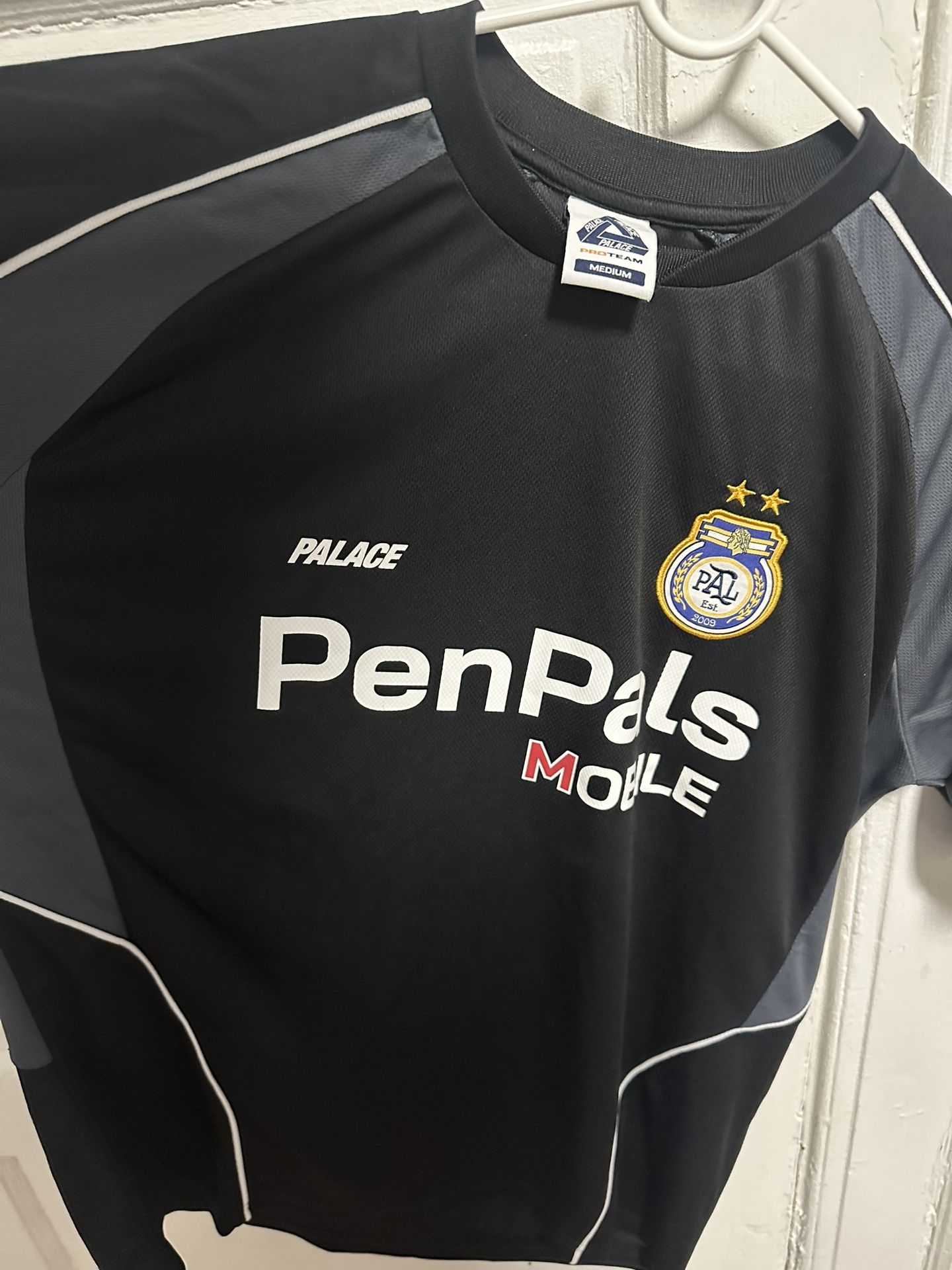 Used Palace Pen Pals Black Jersey 