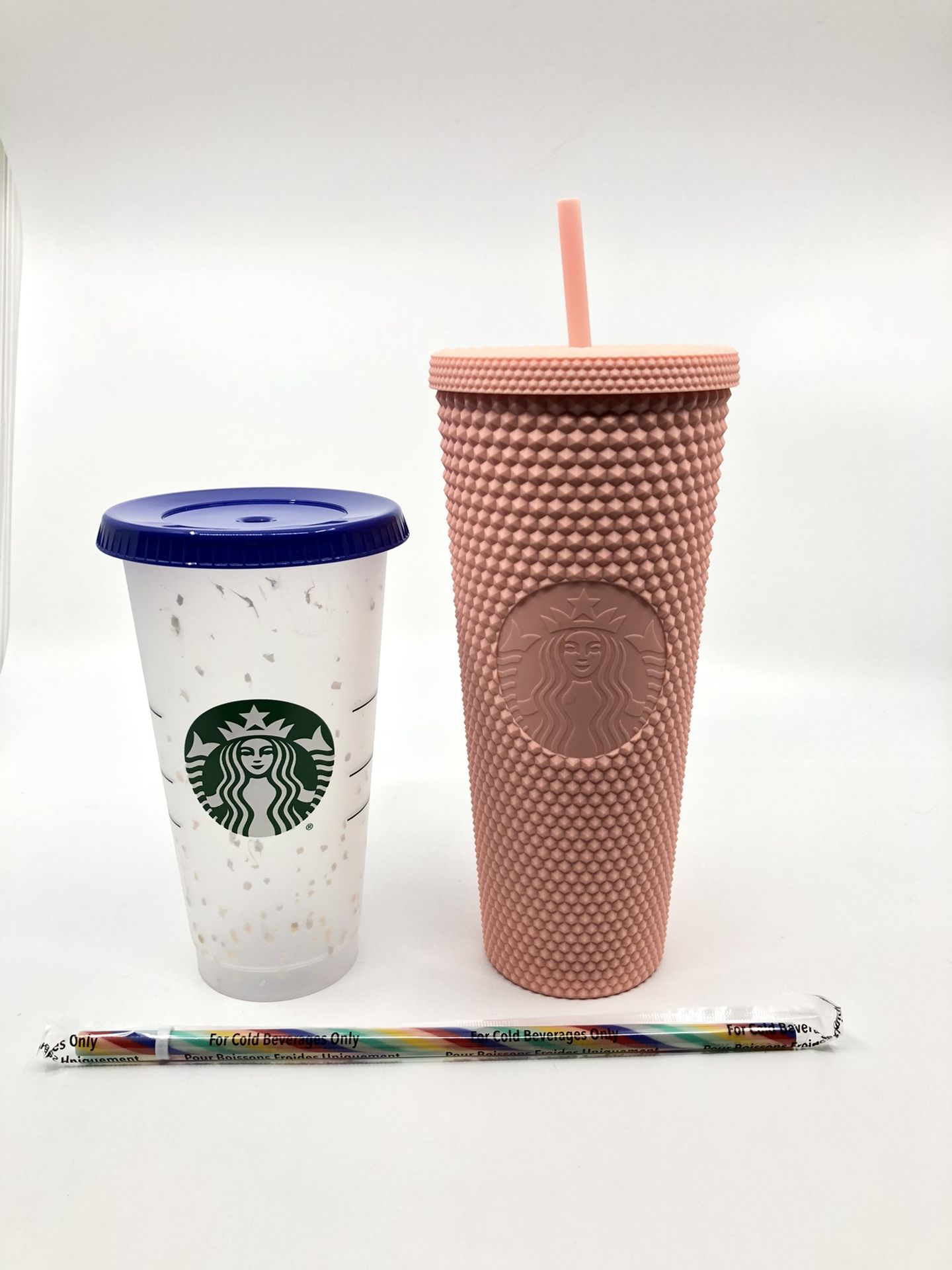 Starbucks Pink Matte Studded Tumbler/Confetti Cup