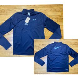 Nike Running Therma-Fit Sphere Element 1/2 Zip Top Navy Blue Men’s sz M New!
