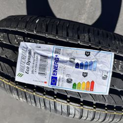 Single (1) 205 55 16 Waterfall all season tire 