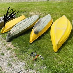 4 Kayaks !!!! Buy Now For Summer 