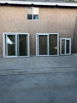 White vinyl windows