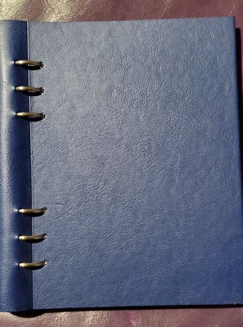 Navy A5 Filofax Clipbook