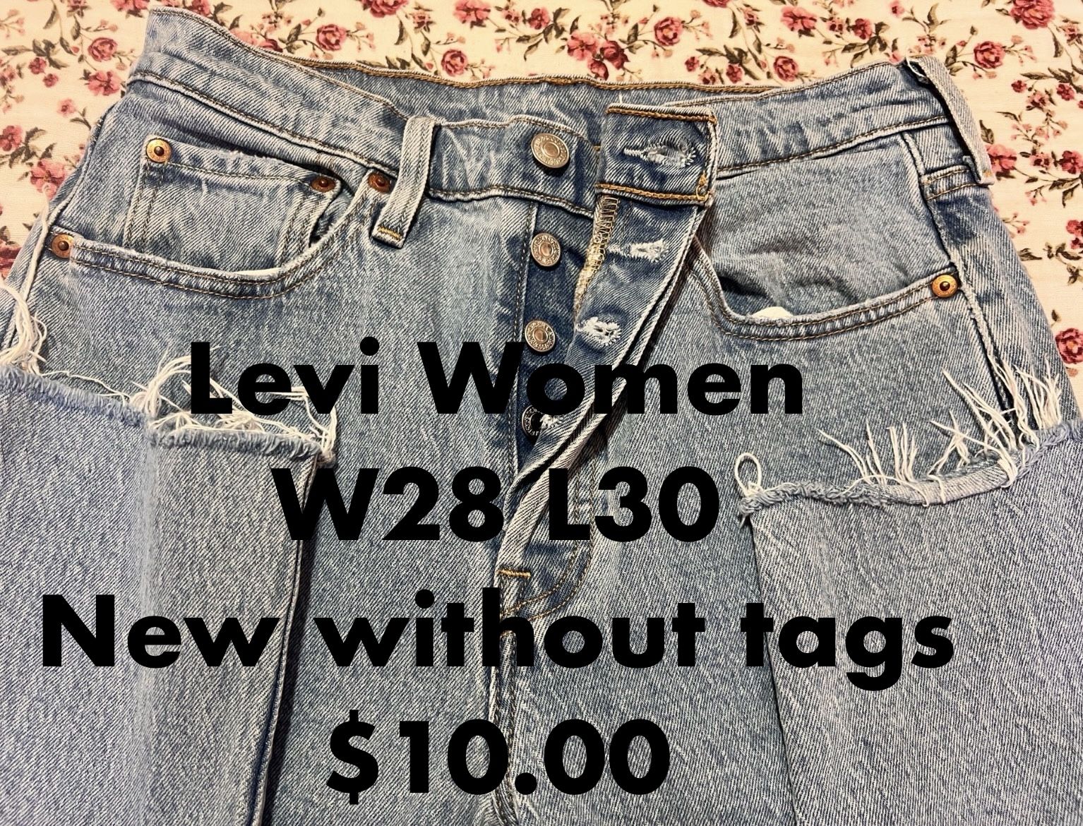 Levi New Without Tags W28 L30 $10