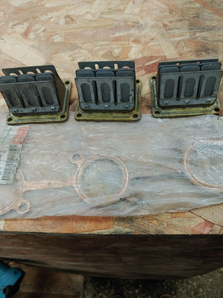 Yamaha mm600/700 reeds, cages and exhaust gasket
