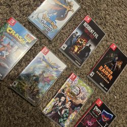 My Nintendo switch Games! Prices Down Below! Shoot Me Offer!